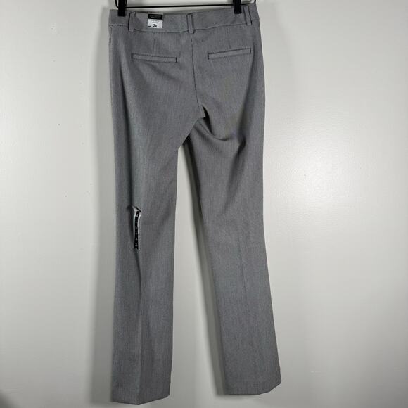 NWT Express Women's Black & White Stretch Mid Rise Bootcut Dress Pant Size 2 - Picture 8 of 11